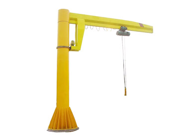 360 độ Workshop Column Floor Mounted Jib Crane