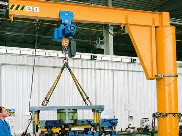 20 tấn Jib Crane cho kho và ngoài trời sử dụng